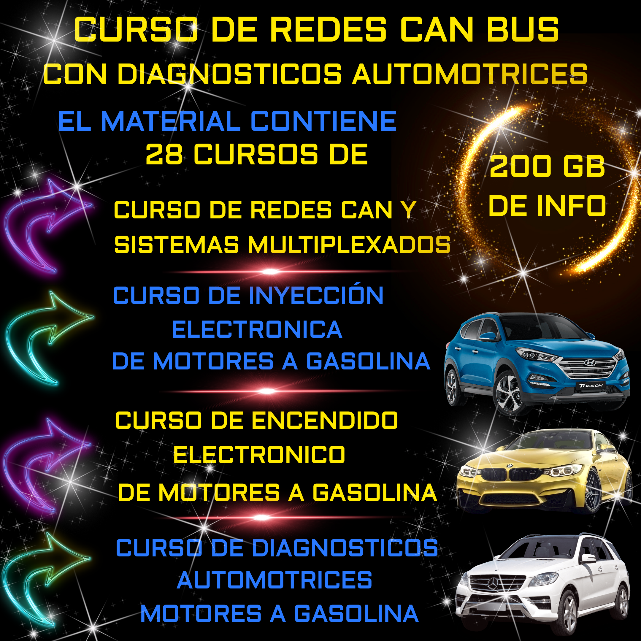 CURSOS DE REDES CAN BUS CON DIAGNÓSTICOS AUTOMOTRICES